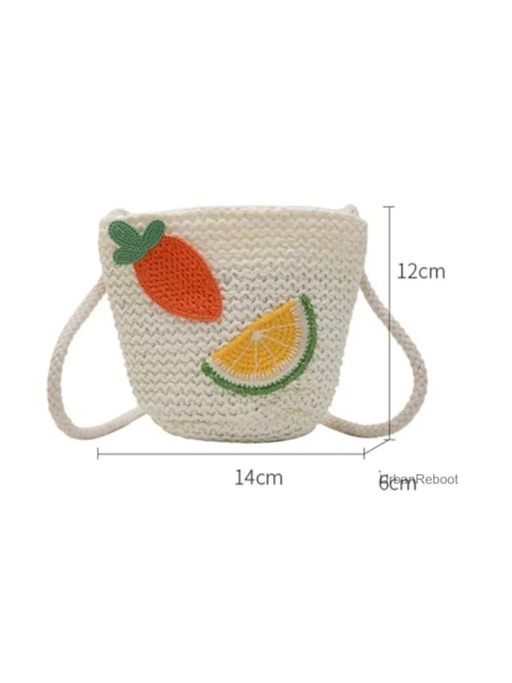 Crochet Crossbody Purse Cute Straw Beach Shoulder Bag Small Wallet Pouch
